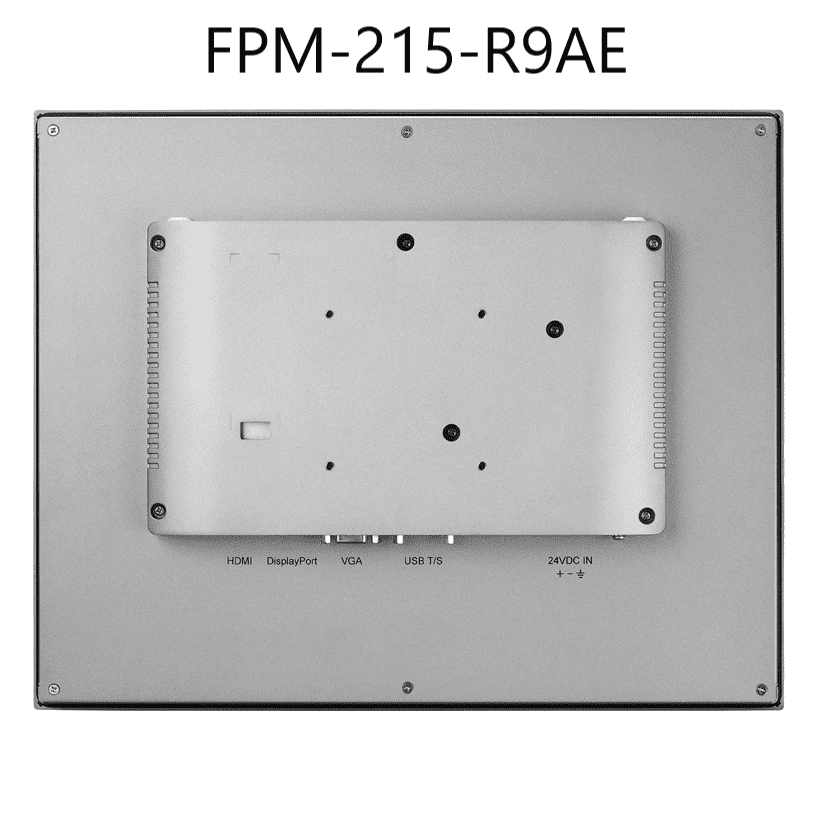 抵抗膜方式タッチパネル、ダイレクト HDMI、DP、および VGA ポートを備えた15インチ XGA 産業用モニタ